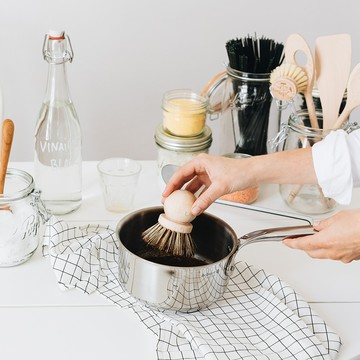 Andrée Jardin l 櫸木手持鍋盤刷 - 植物纖維毛