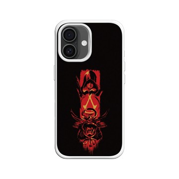 iPhone 16 SolidX 白 - Assassin's Creed - Assassin's Creed® Shadows - Naoe and Yasuke ink