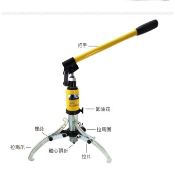 軸承拔輪器 橫向拆除 軸承修理 五金 齒輪機械 一體式油壓拉馬3抓2抓通用型 拉力器拉拔器