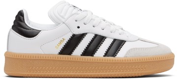 adidas Kids 白色 Samba XLG 儿童运动鞋