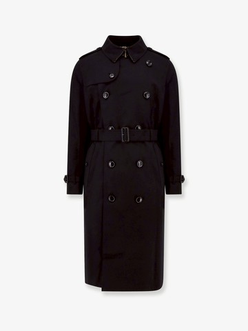 Heritage kensigton cotton trench with check lining - BURBERRY - gender_Man