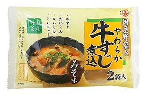 丸善 国産野菜とやわらか牛すじ煮込 みそ味(2袋) 360G×3袋