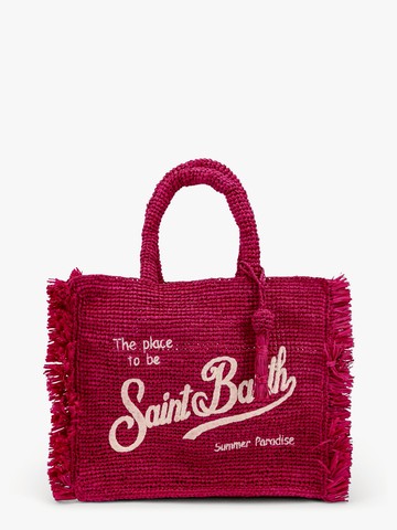 Colette rafia handbag with Logo embroidery - MC2 SAINT BARTH - gender_Woman