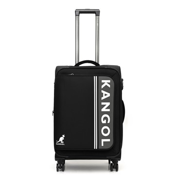 ~雪黛屋~KANGOL 20吋行李箱輕量商務箱加大容量P360度靜音萬向雙飛機旋轉K#006