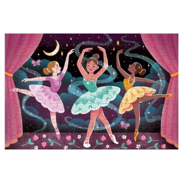 mudpuppy 夜光拼圖 芭蕾舞者  1個  100片