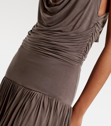 Aya Muse Alyve draped halterneck maxi dress