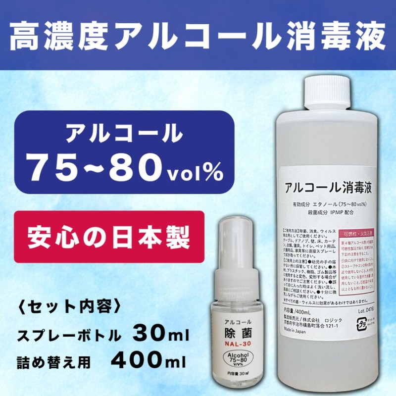 日本製高濃度アルコールスプレー 50ml SUPER IMPACT 30本セット - 救急