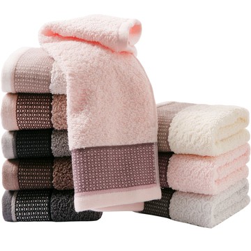 金號純棉方巾成人男柔軟吸水A類100%全棉耐臟家用洗臉方形面巾