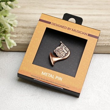 MD 迷你樂器別針 法國號 French horn