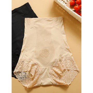 高腰內褲女收腹束腰提臀產后塑身強力收小肚子安全防走光加大碼胖