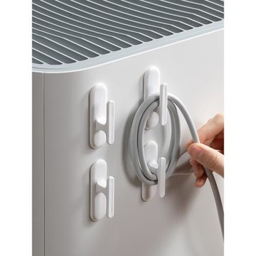 電線固定器理線器充電線收納集線器電器電源線墻上走線整理繞線器