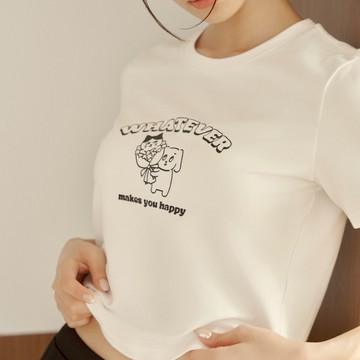 CC.DAILY-開心就好貓狗短T(三色)-女【K2CO012】