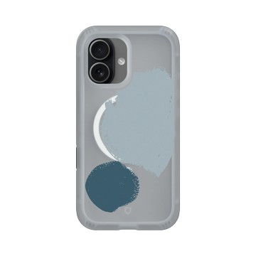 iPhone 17 AirX 流變灰 - Blob / 一團一團 - 蔚藍海沫