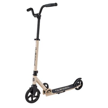 【GLOBBER 哥輪步】官方直營 法國 FLOW RIDER 青少年兩輪折疊滑板車-沙漠色(2輪摺疊滑板車、直立站立)