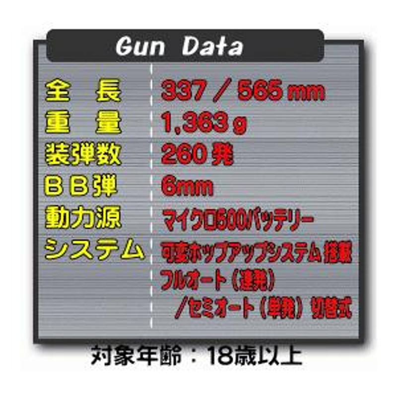 □電動ガン フルセット□ 電動コンパクトマシンガン スコーピオン