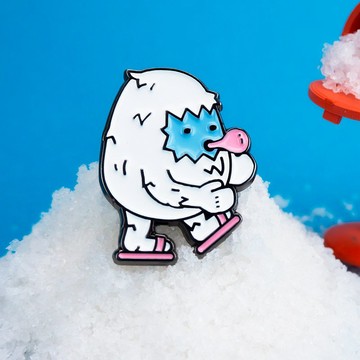 Chill Yeti 琺瑯別針