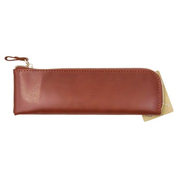 Raymay 藤井 gloire 豪華扁平L型筆袋  棕色  1入