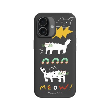 iPhone 17 SolidX 黑 - MacaronToe 馬卡龍腳趾 - 喵 MEOW!