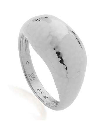 Monica Vinader - Dea Domed ring - women - Sterling Silver - Q