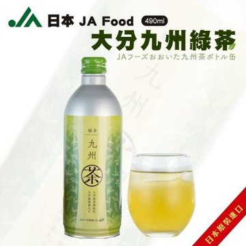 日本JA Food 大分九州綠茶 24入組(每罐490ml)