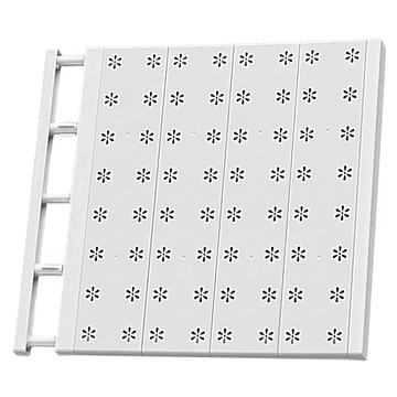 SIANG SI 可伸縮隔板 48~80 x 42cm  櫥櫃收納分層架，免釘安裝，加粗鋼管  1個  白色