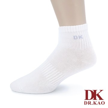 【DK 高博士】抗菌足弓短襪 A0108-50 白色