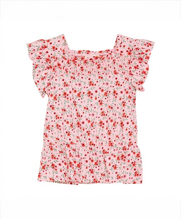 短袖上衣(柔粉)98cm