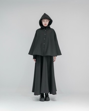 MUKK DESIGN 防水內刷毛斗篷