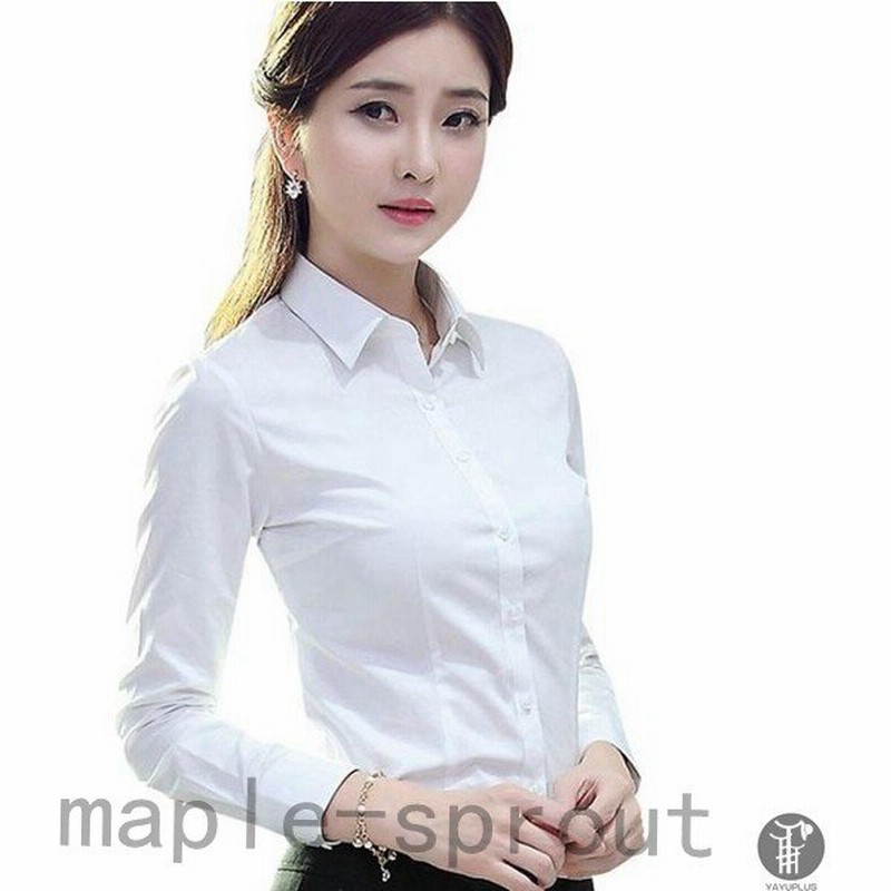 シャツブラウス一部レディーストップスビジネスオフィスｙシャツフォーマルホワイトスーツインナーリクルート就活ol代引不可 通販 Lineポイント最大0 5 Get Lineショッピング