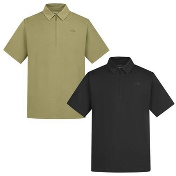 The North Face 北面 排汗短袖上衣 男裝 抑菌Polo領 綠/黑 NF0A8G7C2EL/NF0A8G7CJK3