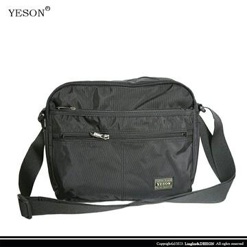 【YESON】多功能休閒側背包/斜背包/商務包/收帳包/公事包 42108