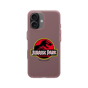 iPhone 17 Clear (相機按鈕) 晶醺玫 - Jurassic Park/ Jurassic World - 侏羅紀公園logo