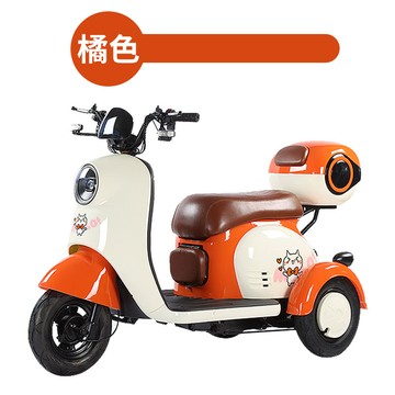 免運 可開票 新款電動三輪車老人女士電瓶車小型老年代步車成人孩子3輪電動車 快速發貨