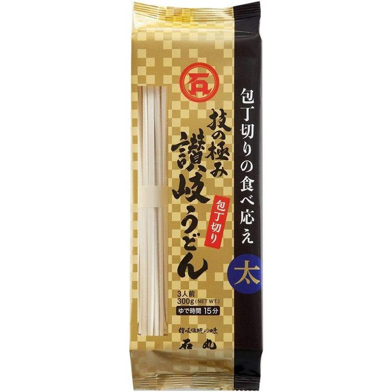 石丸製麺 技の極み 讃岐うどん包丁切り 300g