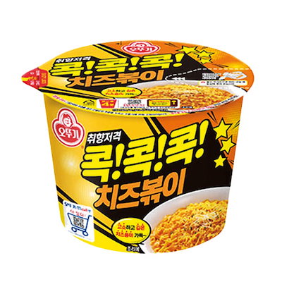 (オットギ) コッコッコッチーズポッキ95g 韓国食品チーズ インスタント ラーメン カップラーメン