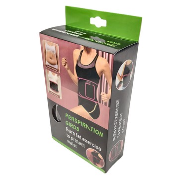 升級銀離子快速加倍爆汗腰帶 口袋款 時尚黑/蜜桃粉/蘋果藍  顏色隨機  148g