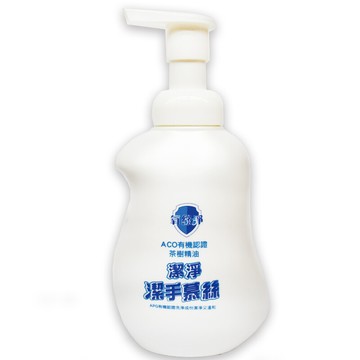 茶樹精油潔淨潔手慕絲 500ml/瓶鵝媽媽清潔用品