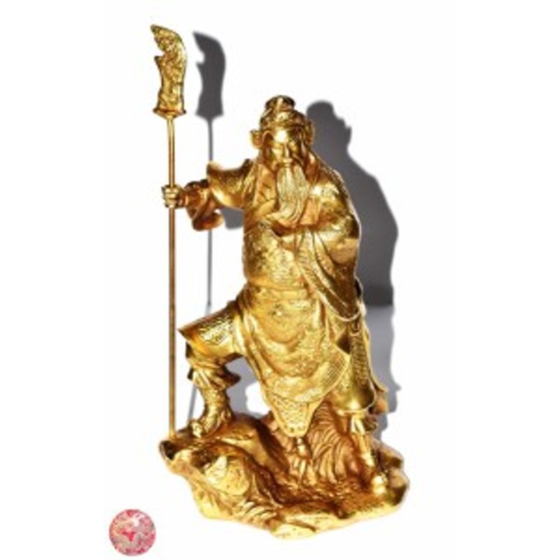 関羽様 Guan Yu 銅製 開運 風水 関羽様像 開運 風水 置物 新品 商売