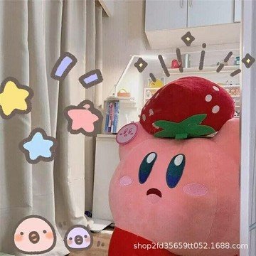 爆款星之卡比公仔卡通毛絨玩具動漫玩偶娃娃床上抱枕女生生日禮物 玩偶/生日/情人/聖誕禮物/毛絨娃娃/抱枕娃娃