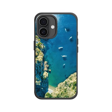 iPhone 16 SolidX 黑 - LOOK！多看我一眼 LOOK! Nature Seeks Attention - 大自然的傑作（蔚藍海岸）