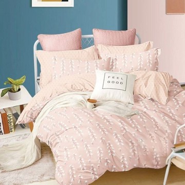 文青花兒 台灣製 舒柔棉 單人/雙人/加大 薄床包被套組