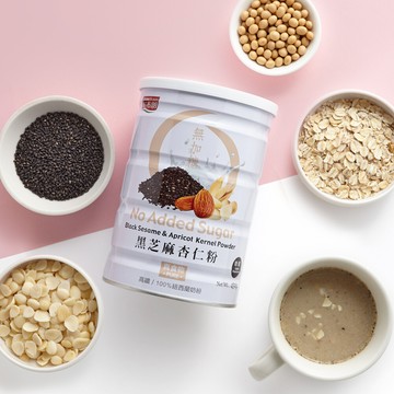 紅布朗 黑芝麻杏仁粉 450g-下單就送大燕麥片800gx1