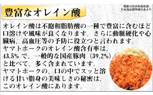 ヤマトポーク　肩ローススライス　しゃぶしゃぶ用 800g ／ 豚肉 豚肩ロース 豚しゃぶ ヤマトポーク 奈良県