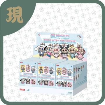 拉布布三麗鷗家族搪膠毛絨掛件盲盒(一中6入6100)