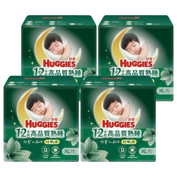 HUGGIES 好奇 小森林好眠褲 褲型尿布 14~18kg  96片  XL