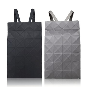 ISSEY MIYAKE 三宅一生 BAOBAO  TRACK 尼龍格紋後背包-(任選)