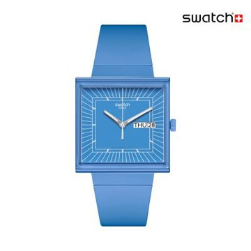 Swatch WHAT IF...SKY? 經典手錶/方形錶/女錶/瑞士製造 SO34S700 (34mm)