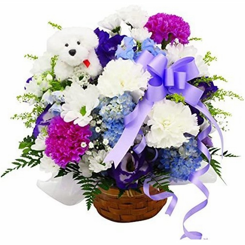 お供え ペット お供え 花 Sサイズ サンモクスイの手作り トイプードル白 通販 Lineポイント最大0 5 Get Lineショッピング