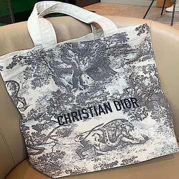 DIOR 迪奧 刺繡印花托特包 手提包