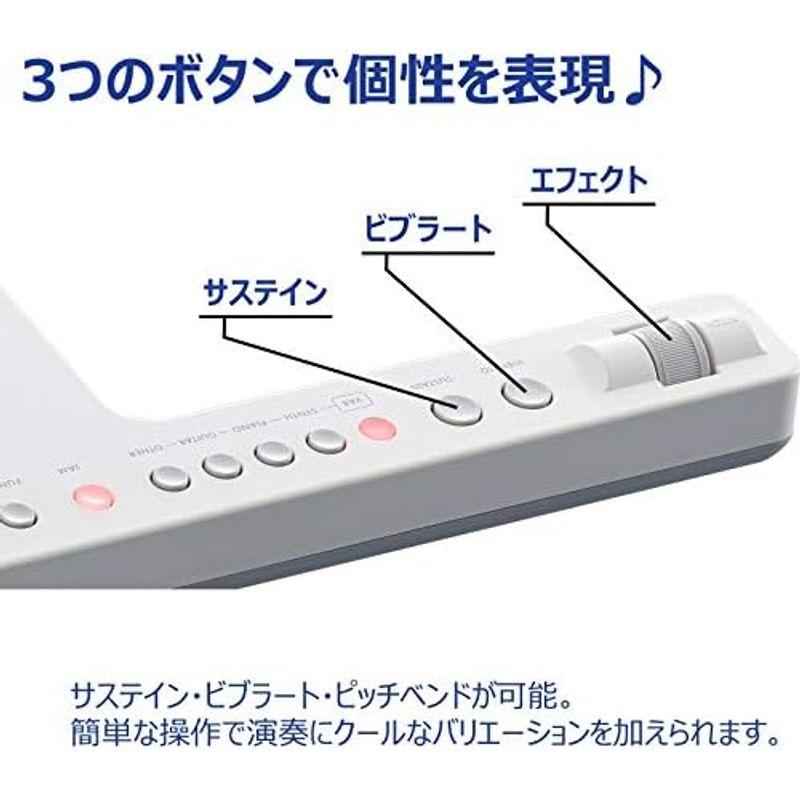 ヤマハ キーボード SHS-300 sonogenic(ソノジェニック) 37鍵盤 スマホ連動 初心者 軽量 JAM機能 12音色 ホワイト